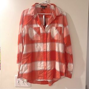 Sanctuary Plaid Boyfriend Shirt